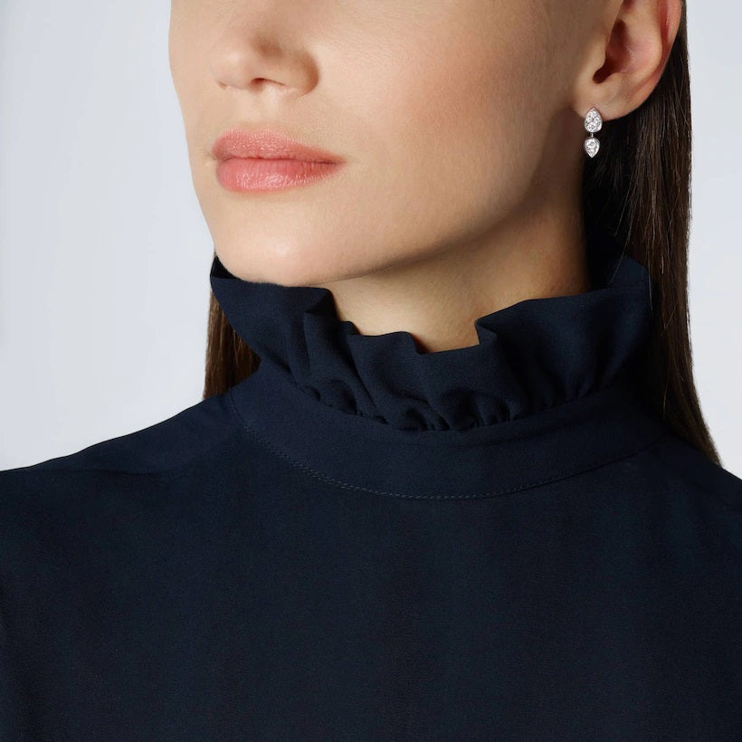 Boucles d'oreilles Joséphine Ronde d'Aigrettes - 083845