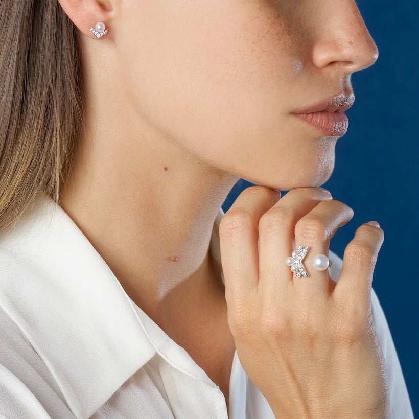 Boucle d'oreille Joséphine Aigrette - 083293