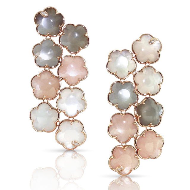 BOUCLES D'OREILLES PETIT JOLI BOUQUET LUNAIRE - 16342R