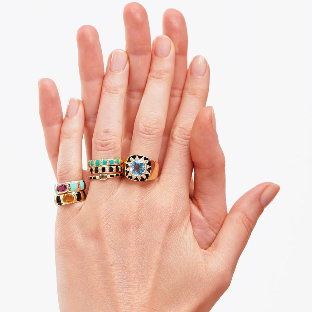 Bague Van Den Abeele Delphine noir