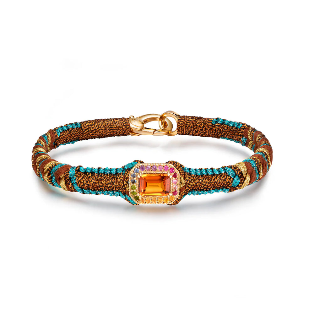 Bracelet Van Den Abeele amy rusty citrine
