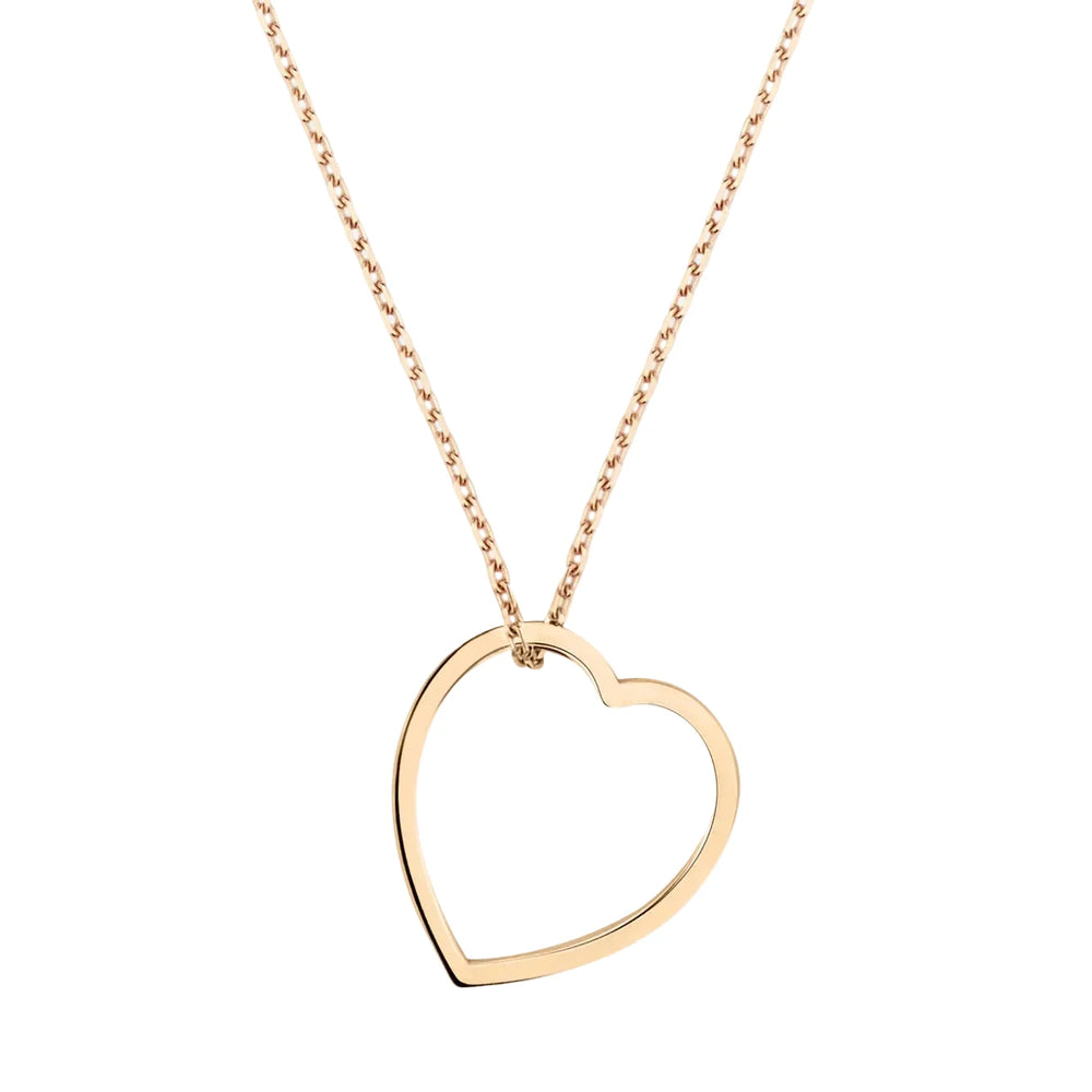 Pendentif Repossi long coeur Antifer en or rose - NAH0AAPG00000