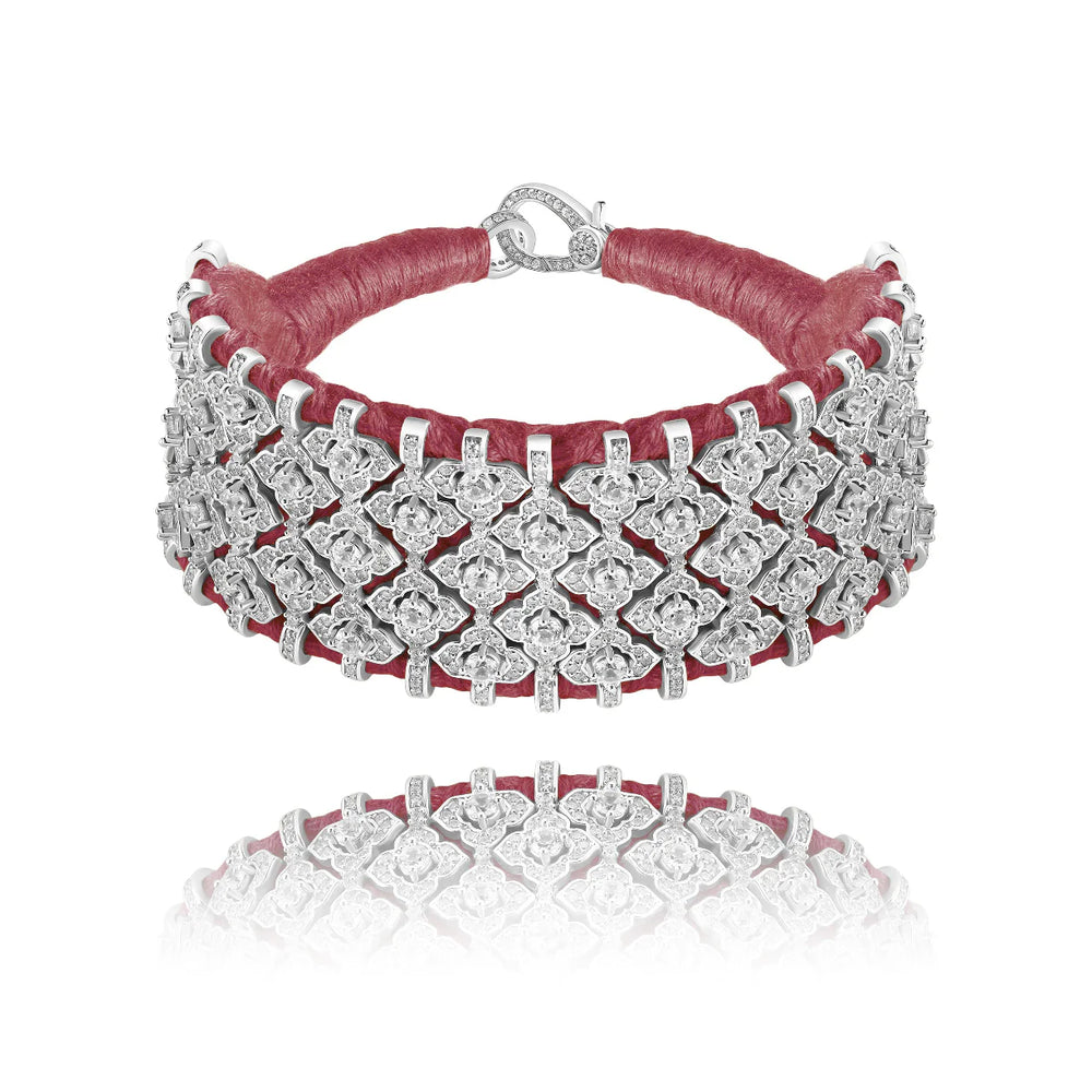 Bracelet Van Den Abeele Bahia Bambou - Zircon