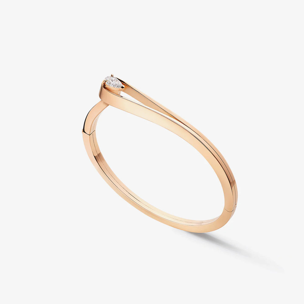 Bracelet Serti Inversé en or rose - BCR1AAPG05000