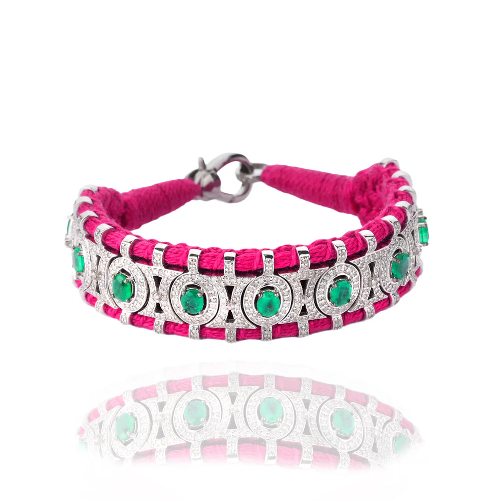Bracelet Van Den Abeele Sao Paulo rani - Émeraudes