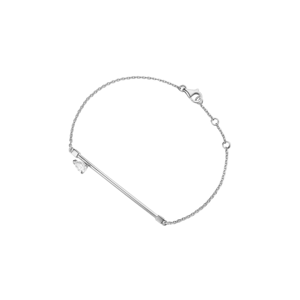 Bracelet Serti sur Vide en or blanc - BSV1ABWG02000