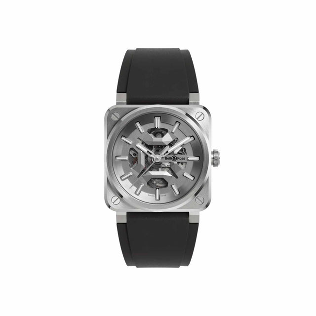 BR-03 Skeleton Grey Steel - BR03A-GR-SKST/SRB