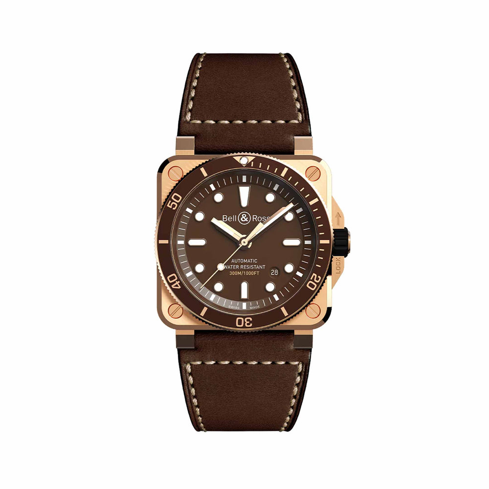 BR 03-92 diver brown bronze - BR0392-D-BR-BR/SCA
