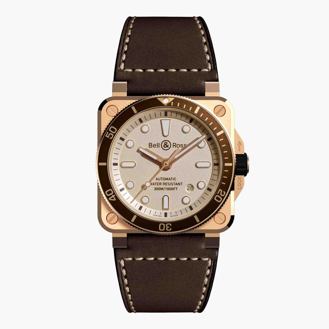 BR 03-92 DIVER WHITE BRONZE