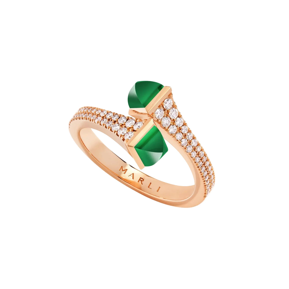 Bague Marli NY fine en diamant Cleo - CLEO-R1RGGA