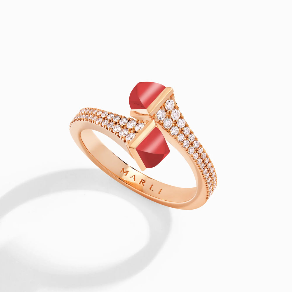 Bague fine en diamant Cleo - CLEO-R1RGRA