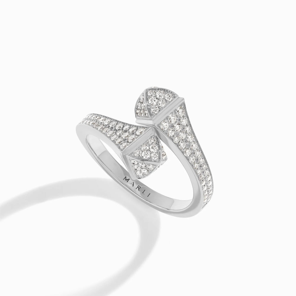 Bague Midi Slim Cléo avec diamants - CLEO-R48WGDD