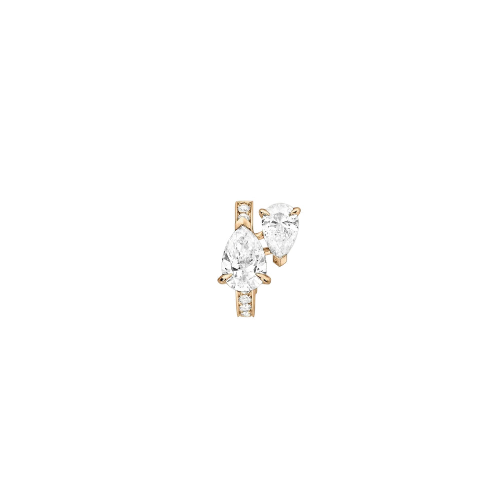 Repossi rose gold "serti sur vide" earring - EHA3ADPG00000