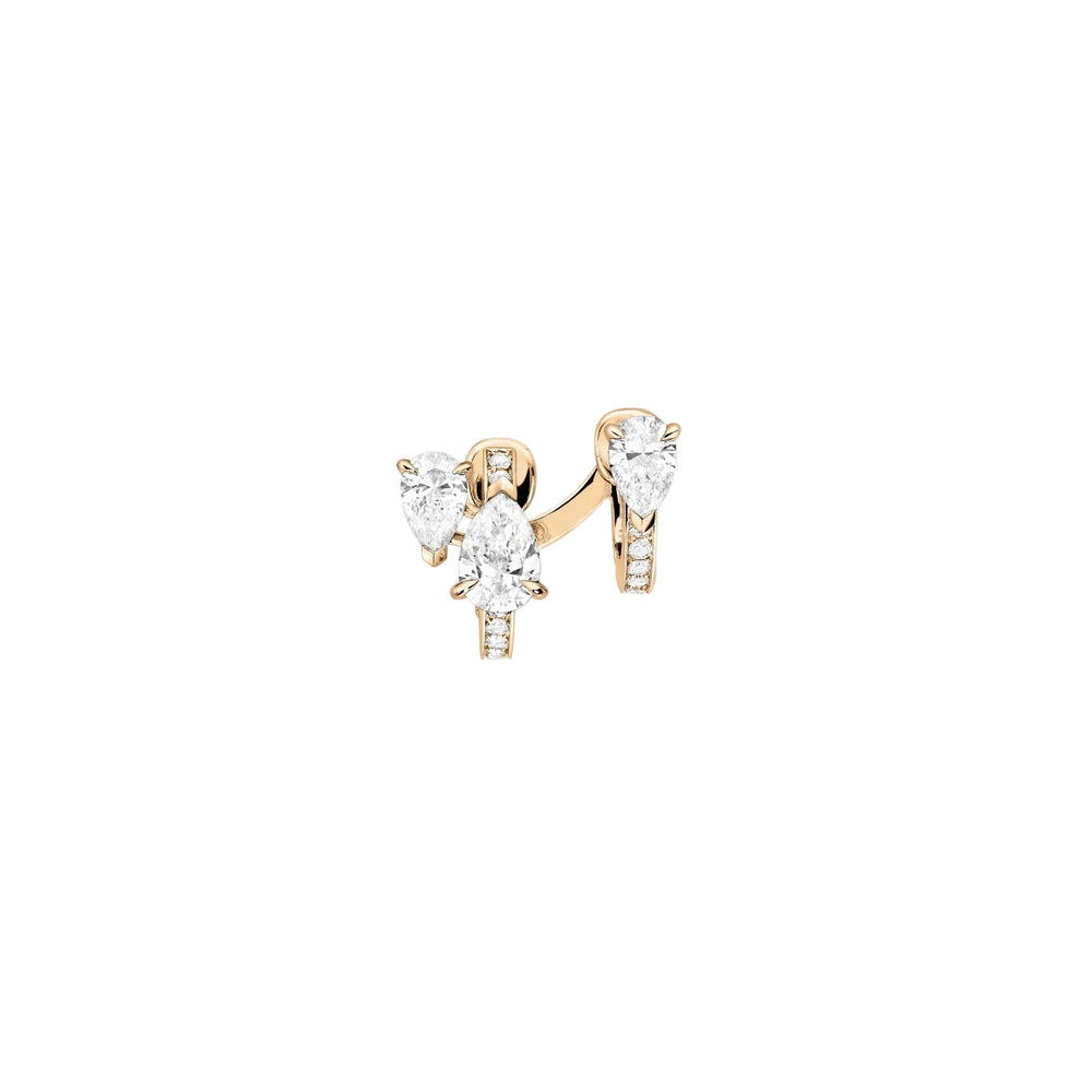 Repossi rose gold "serti sur vide" earring - EHA3ADPG00000