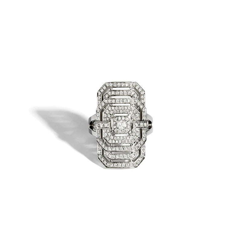 BAGUE MY WAY DIAMANTS & ARGENT - FSJ101