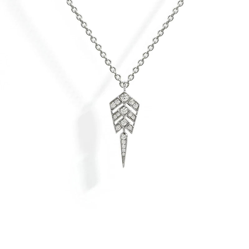 COLLIER STAIRWAY S DIAMANTS & ARGENT - FSJ113