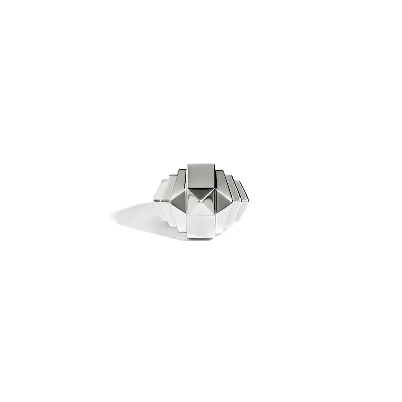 BAGUE MINI ROCKAWAY PYRAMIDE ARGENT - FSJ297