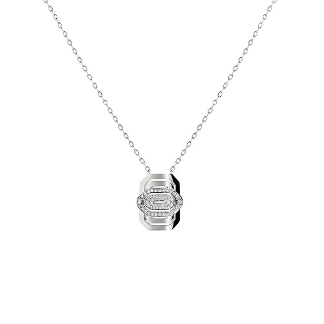 COLLIER MINI MY WAY SEMI PAVÉ & ARGENT - FSJ430