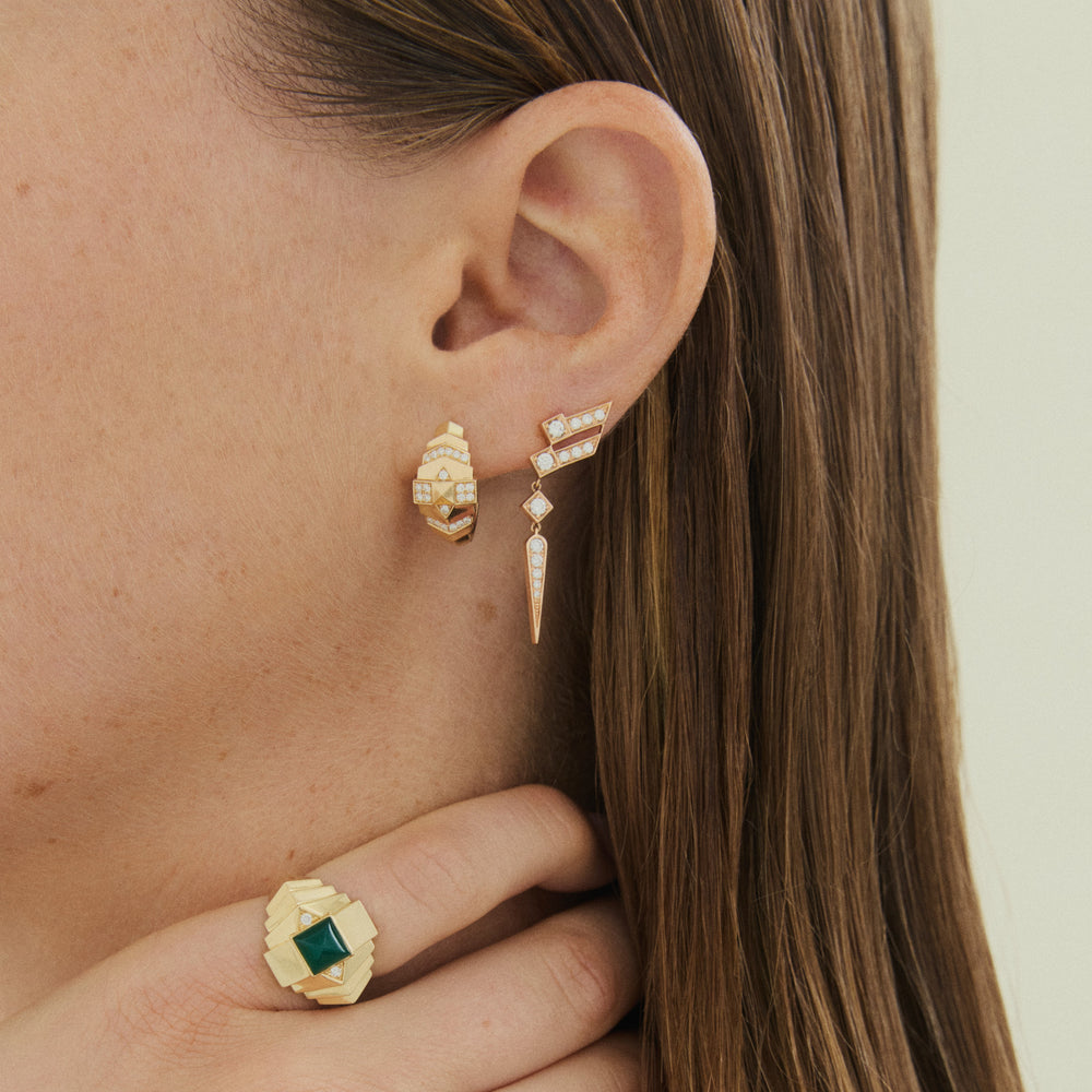 Bague Rockaway Mini Pyramide - FSJ711