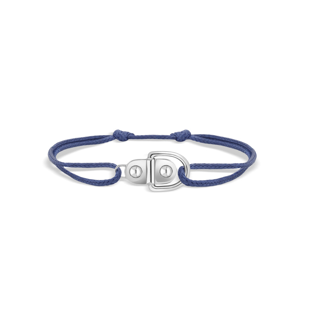 Bracelet Statement Rivet cordon et argent - FSJ637