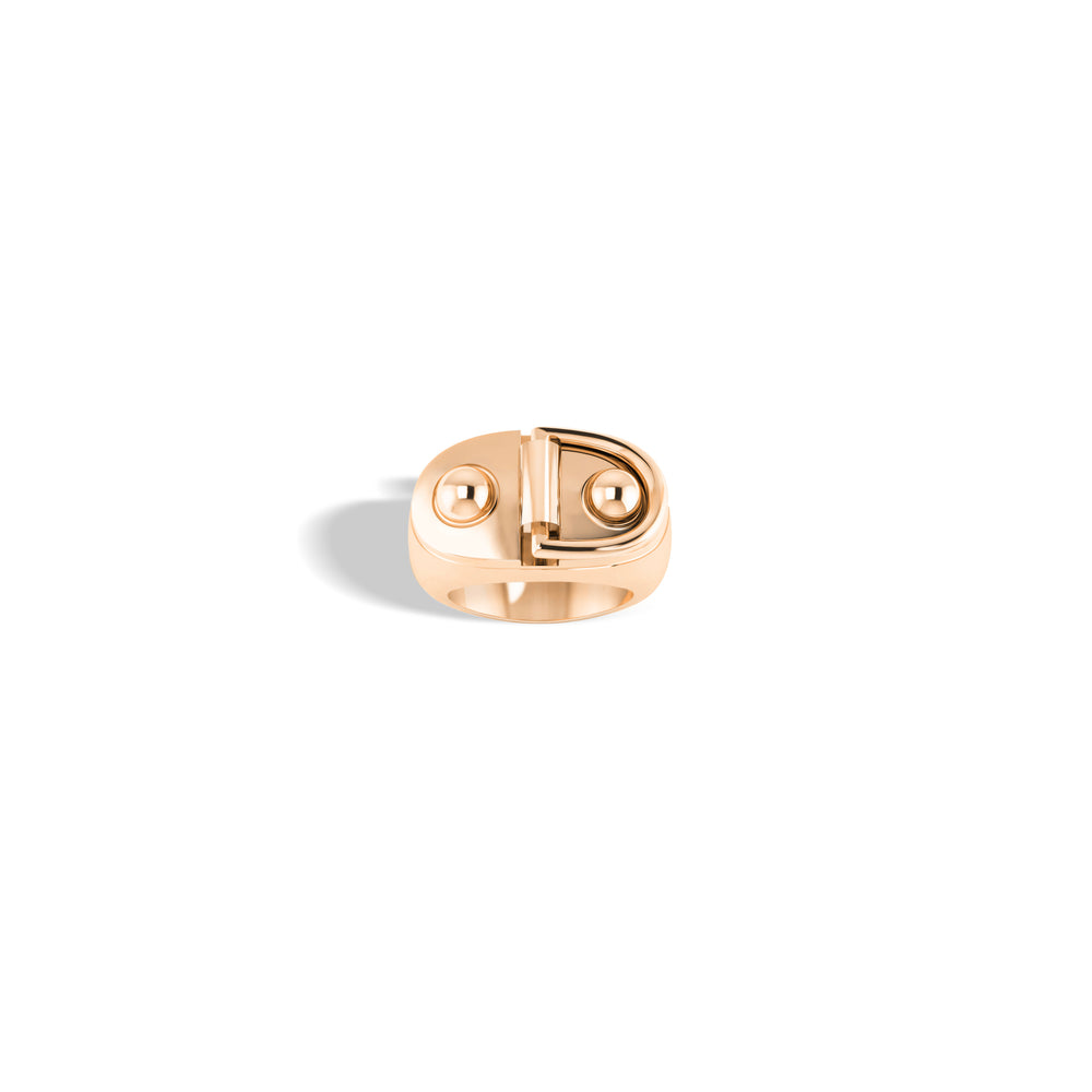 Bague Statement Paris Rivet or rose - FSJ786