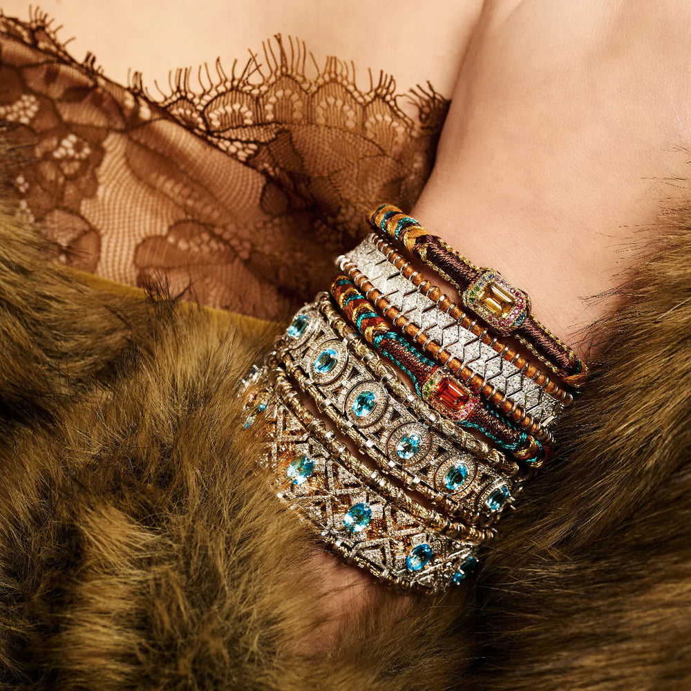 Bracelet Van Den Abeele amy rusty citrine