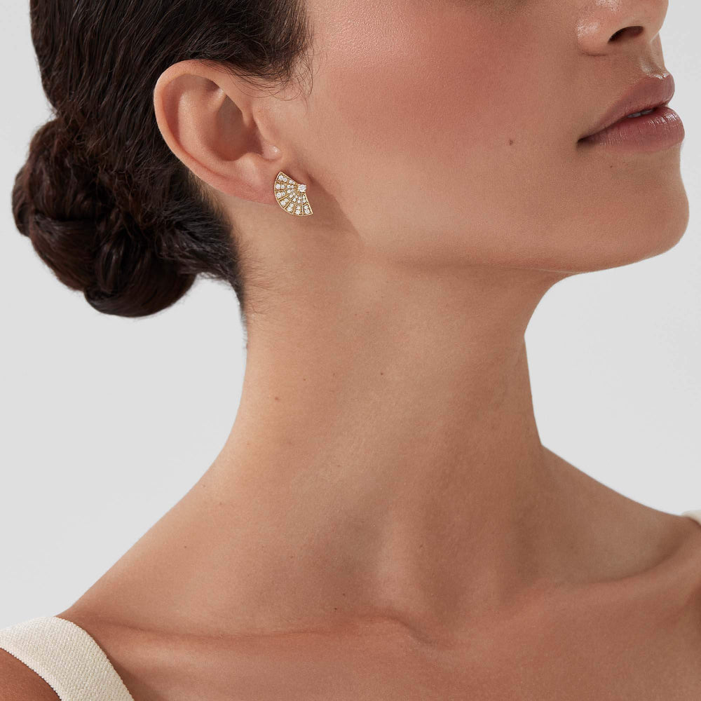 Boucles d'oreilles Fanfare Symphony Mini Icons en diamant - 2018421