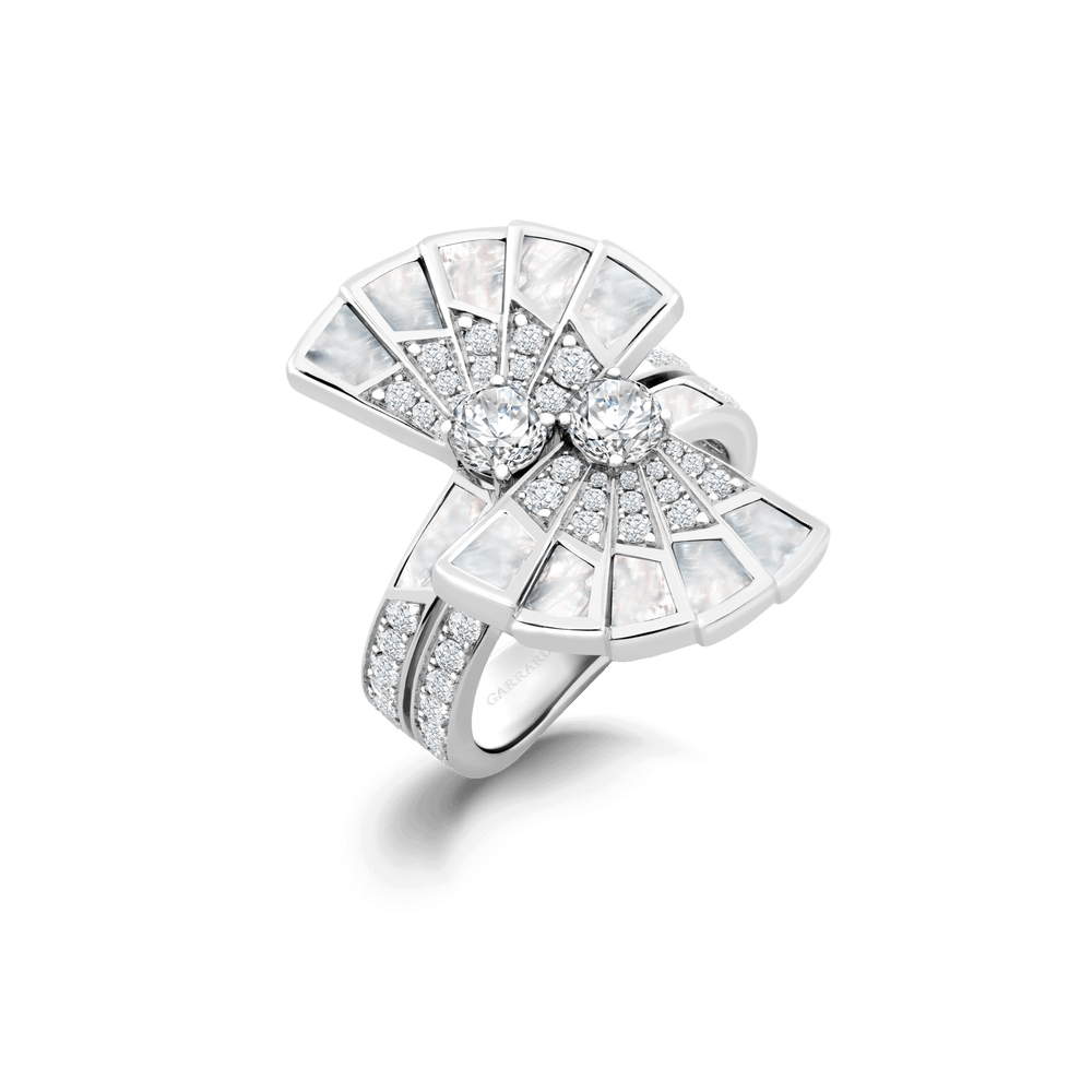 Bague Fanfare Symphony Double Diamant et Nacre - 2017360