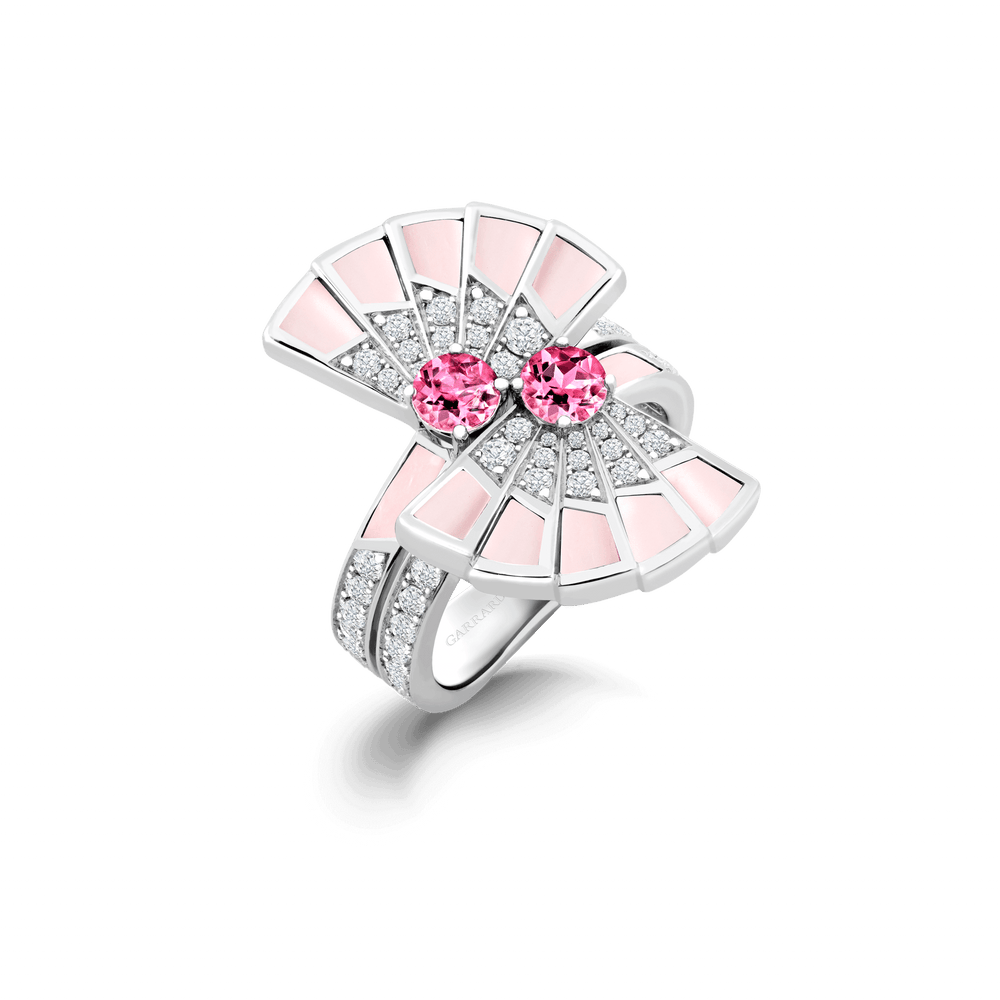 Bague Fanfare Symphony Double Tourmaline Rose et Opale Rose - 2017280