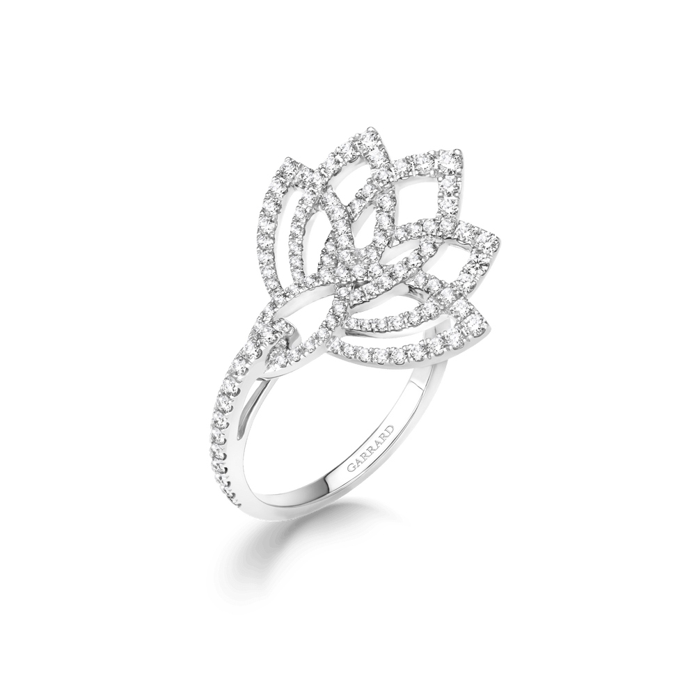 Bague en diamant fleur de lotus - 2019302