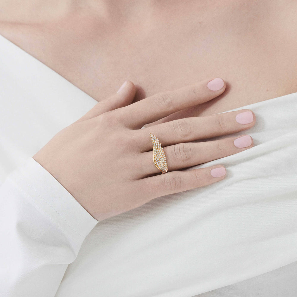 Bague Wings Classic Mini Icons en diamant - 2012086