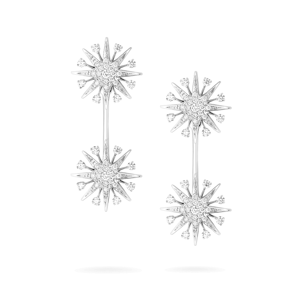 Boucles d'oreilles pendantes en diamant Starlight - 2019154