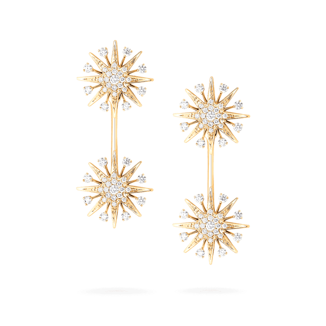 Boucles d'oreilles pendantes en diamant Starlight - 2019155