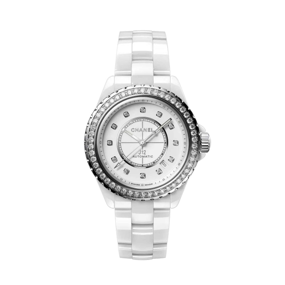 Montre J12 Lunette de Diamants Calibre 12.1, 38 mm - H7189