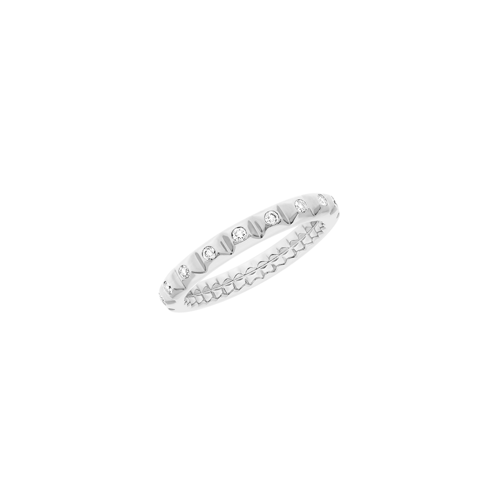 Bague Korloff Korlove or blanc et diamants - JKVR03WG/FD