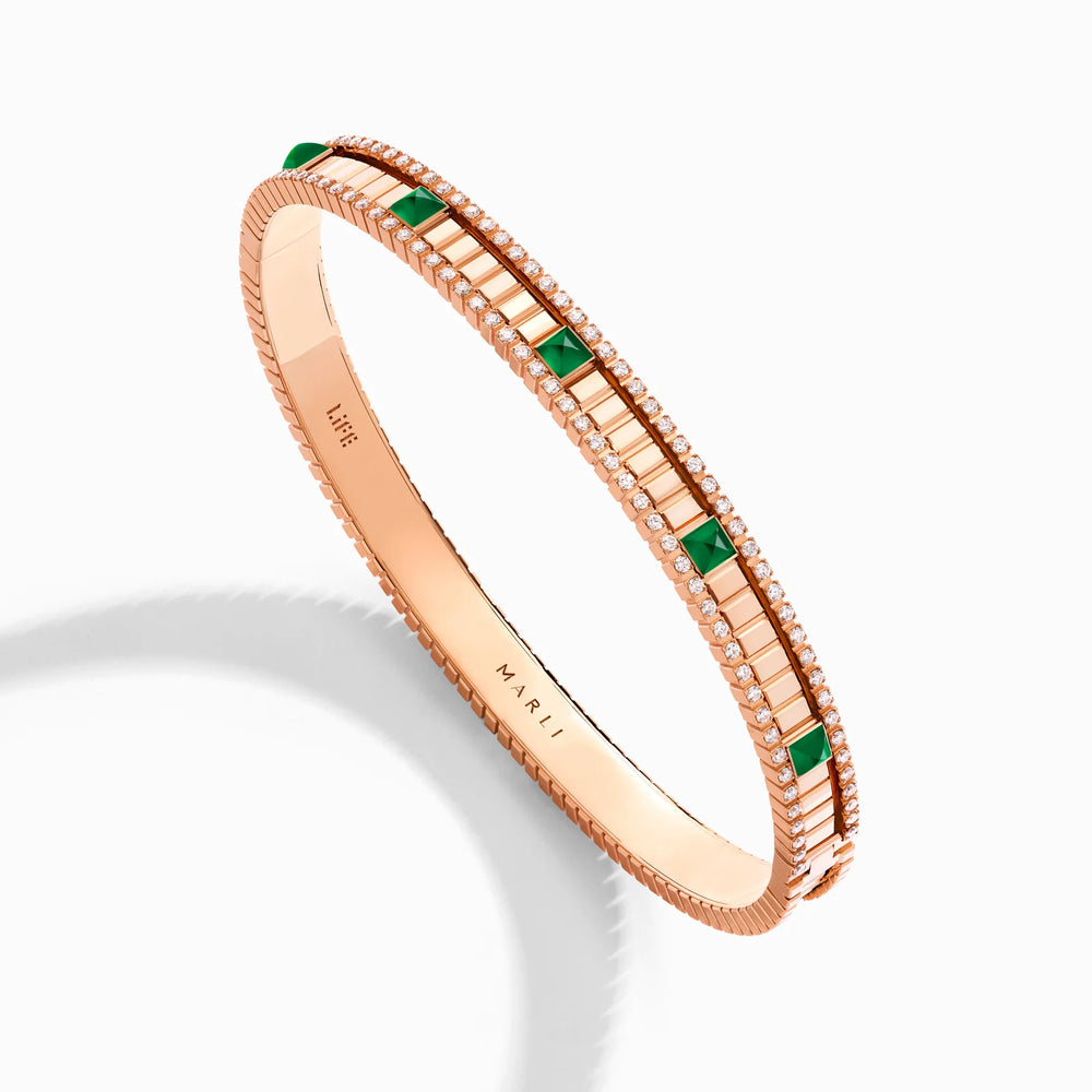 Bracelet à charnière en diamant LIFE VIE-B1RGGA