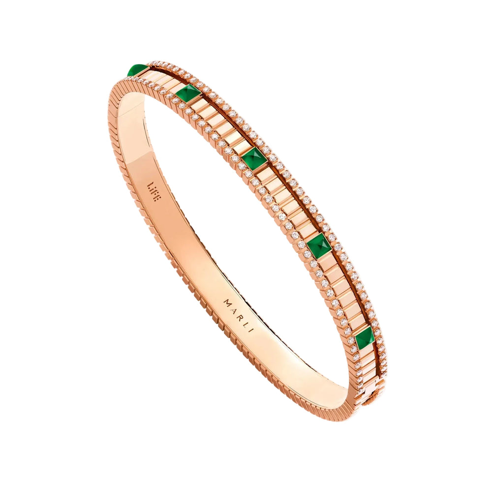 Bracelet Marli New York à charnière en diamant LIFE-B1RGGA