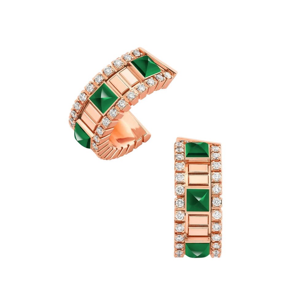 Boucles d'oreilles Marli New York créoles mini diamants LIFE-E1RGGA