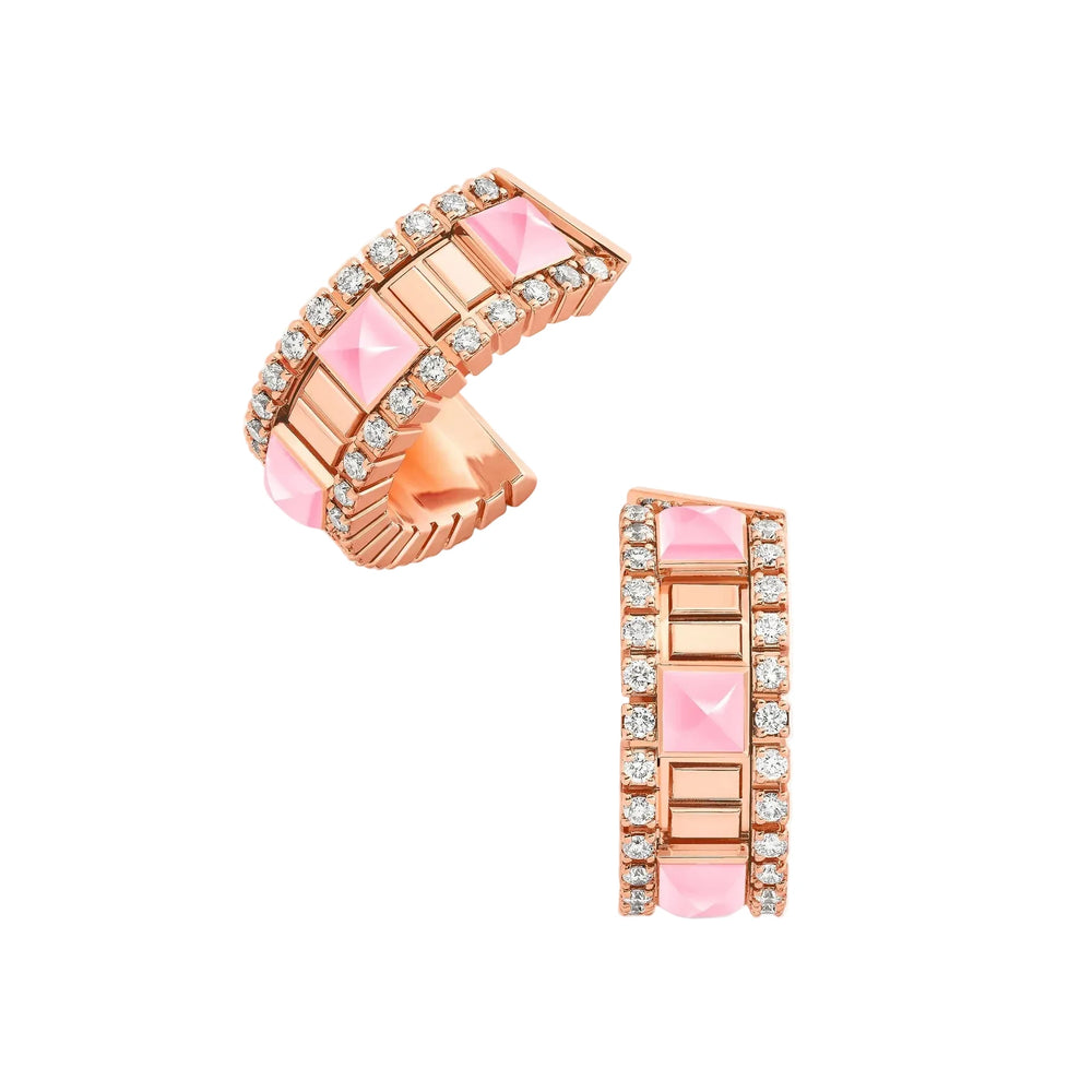 Boucles d'oreilles Marli New York créoles mini diamants LIFE-E1RGPQ