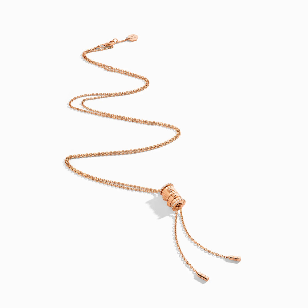 Collier cravate tournante en diamants LIFE - VIE-N13RGDD