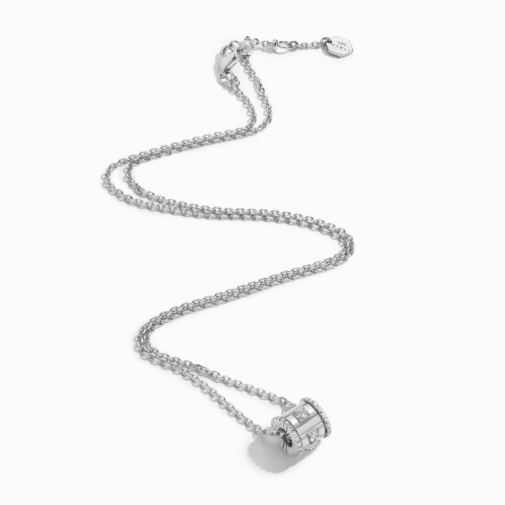 Collier pendentif rotatif en diamants LIFE VIE-N3WGDD