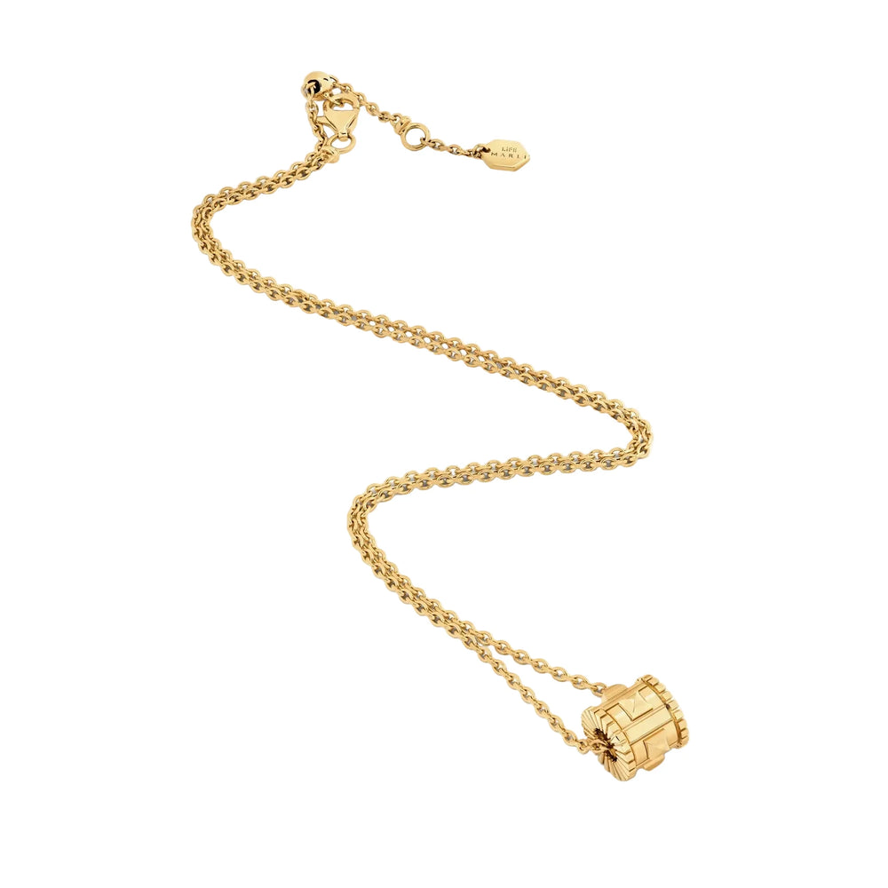 Collier Marli New York pendentif rotatif en or LIFE-N9YG