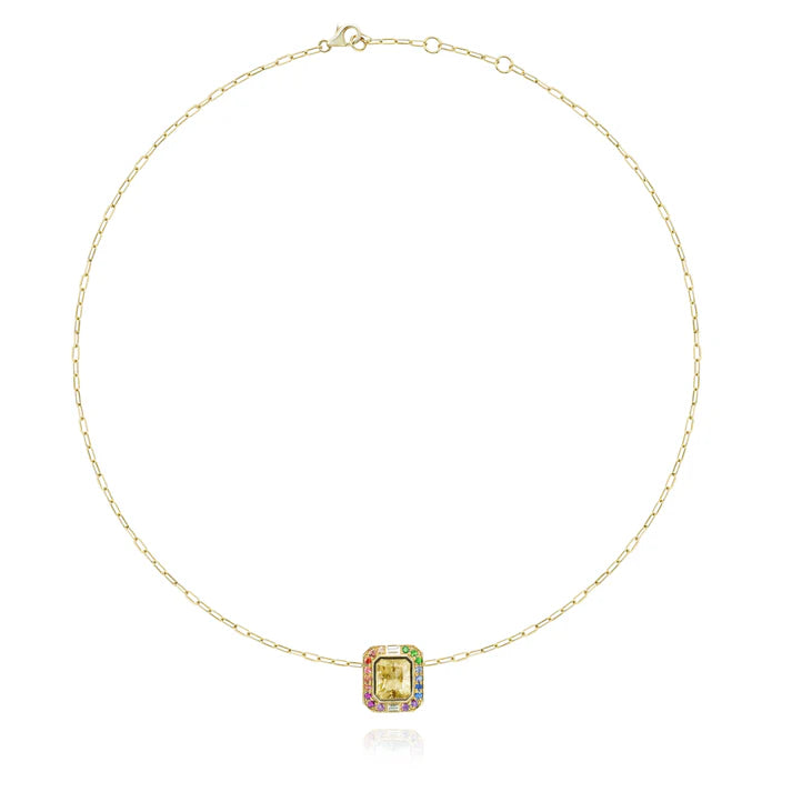Collier Van Den Abeele Margareth citrine