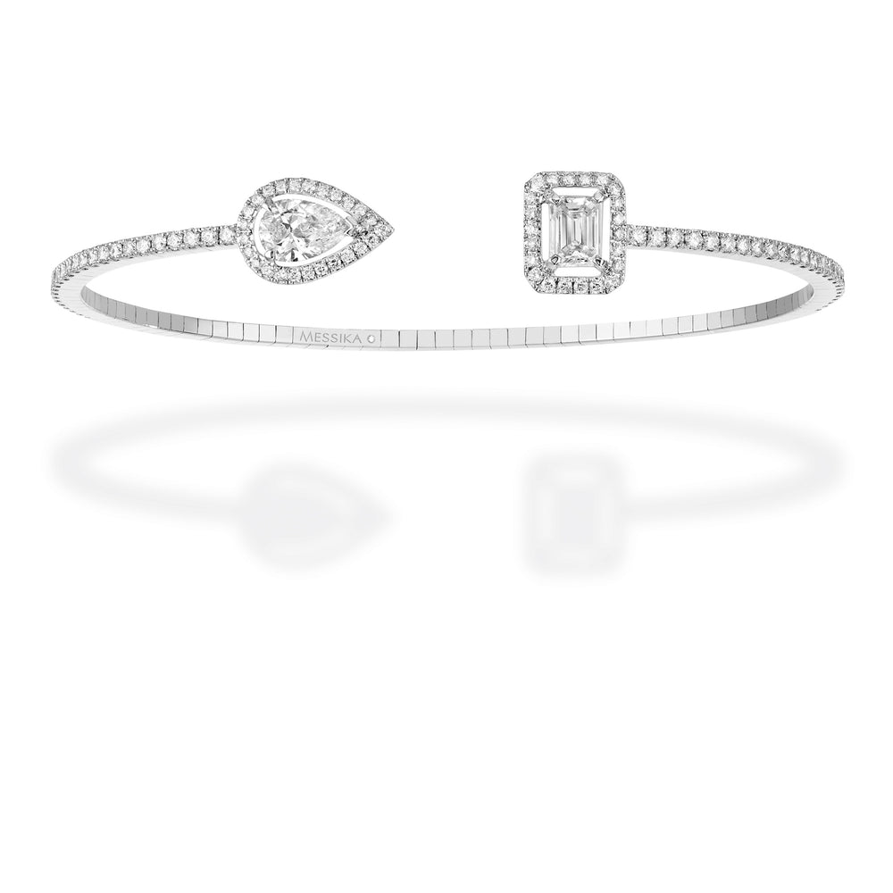 Bracelet diamant or blanc femme My Twin 06492-WG