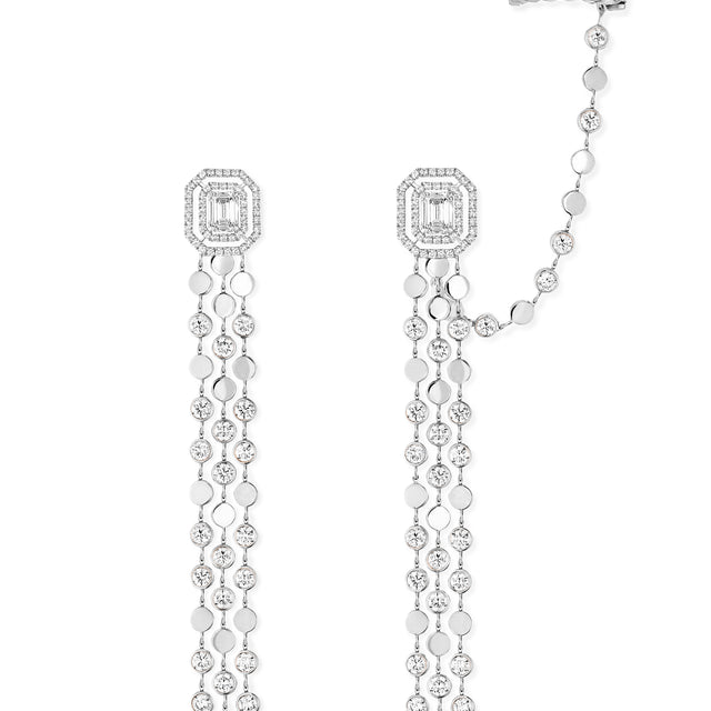 Boucles d'oreilles D-Vibes multi-rangs 12432-WG