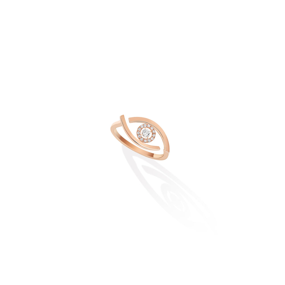 Bague diamant femme Lucky Eye 10036-PG