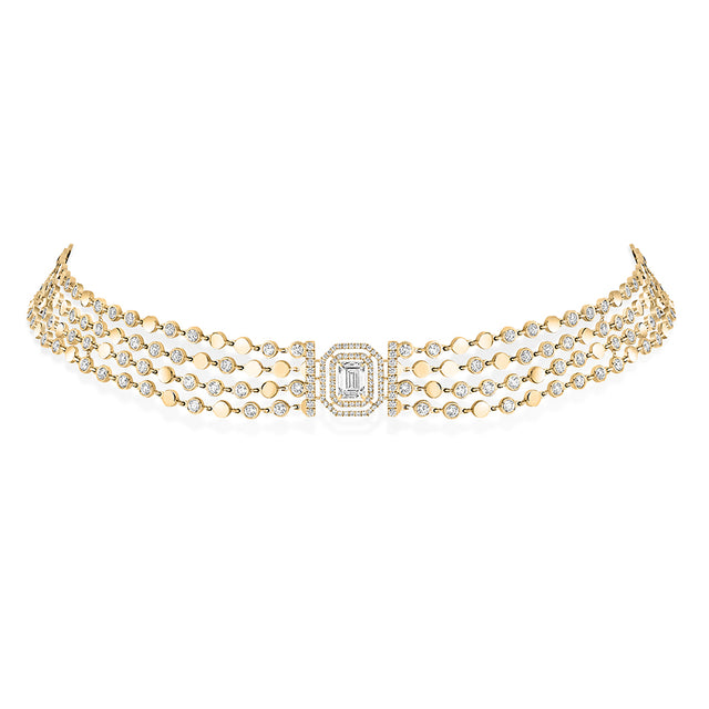 Collier D-Vibes multi-rangs 12434-YG