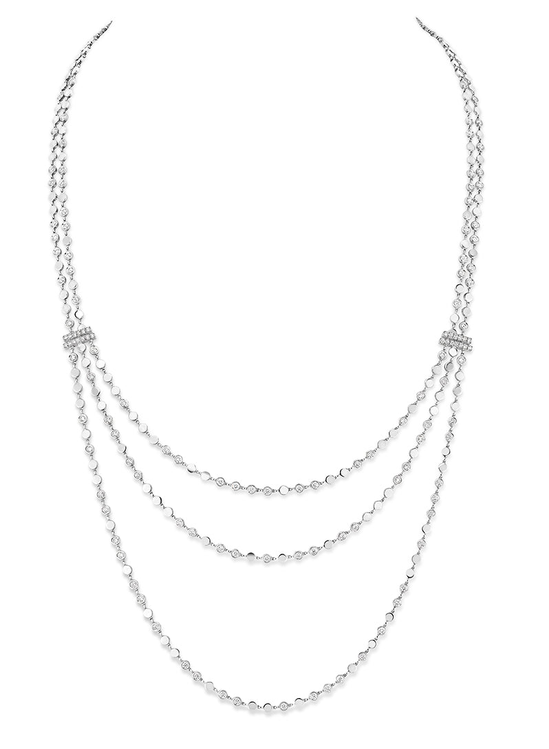 Collier long D-Vibes multi-rangs 12435-WG