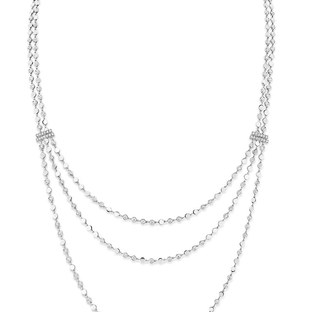Collier long D-Vibes multi-rangs 12435-WG