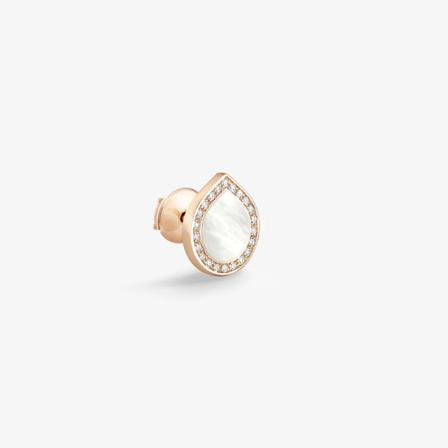 Boucle d'oreille Antifer en or rose avec nacre - EAF2AGPGN0000